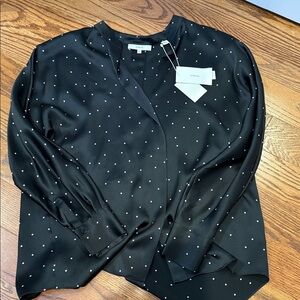 Vince Blouse with White Dots